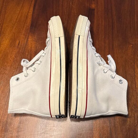 Converse Chuck 70 High Top White Lace Up Shoes Women’s 8 Men’s 6 Unisex - Picture 2 of 9